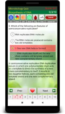 Microbiology Quiz android App screenshot 3